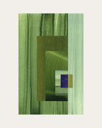 Green Geometric abstract artwork