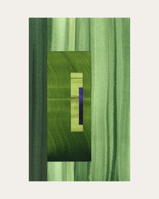 Green Geometric abstract artwork